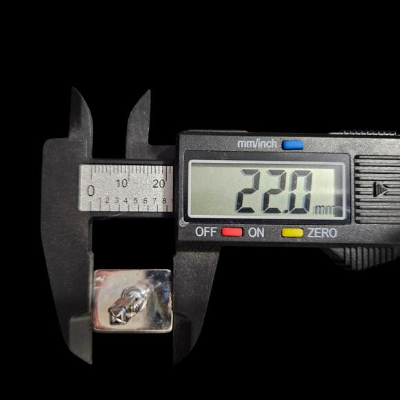 Vintage Silver Tone Cufflinks Horse Head Design Rectangular 17x22mm - Picture 4 of 5